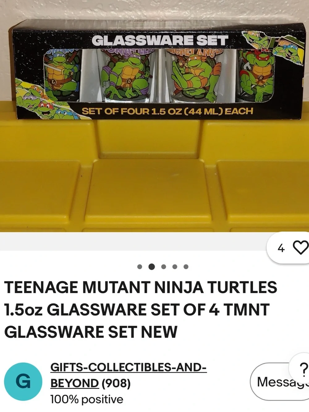 Teenage Mutant Ninja Turtles set four